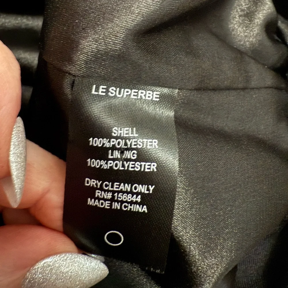 Le Superbe Sequin Bengal Tiger/Animal Print Chino Pants - EUC - size 4 - Picture 13 of 15